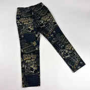 Vintage Euro Graffiti Pants (M)