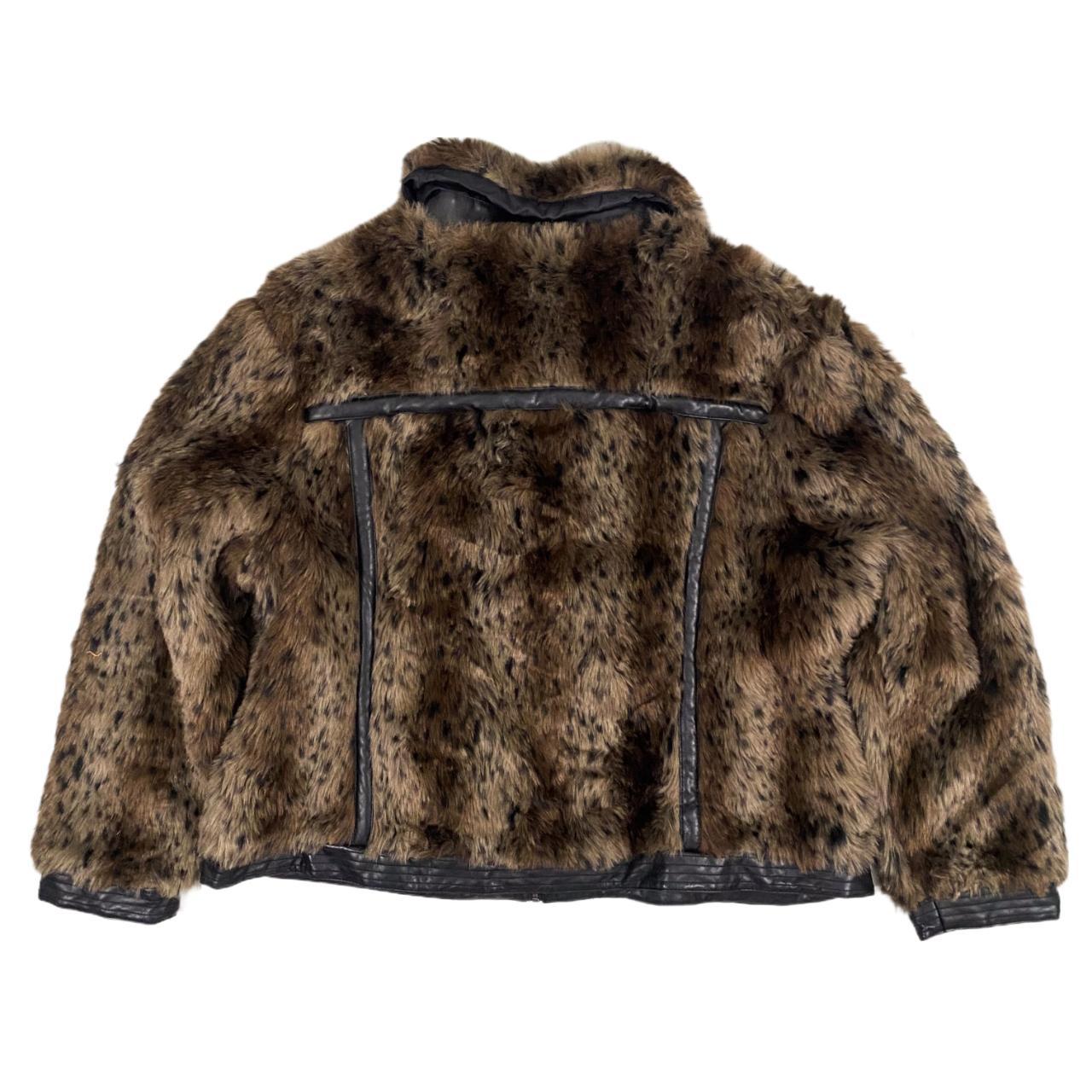 Rocawear Leopard Faux Fur Jacket (2X)