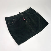 Dsquared2 Green Corduroy Mini Skirt (XS/S)