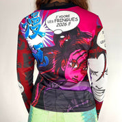 '2026' French Anime Girl Long Sleeve (M)