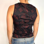 Versace Playing Cards Tank Top (S/M)