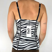 NWT D&G Y2K Zebra Tank Top (S)