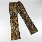 Just Cavalli Snakeskin Jeans (S)