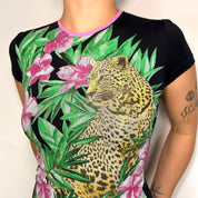 Blumarine Y2K Cheetah Jungle Top (S)