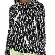 Versace Silhouette Long Sleeve Top (M)