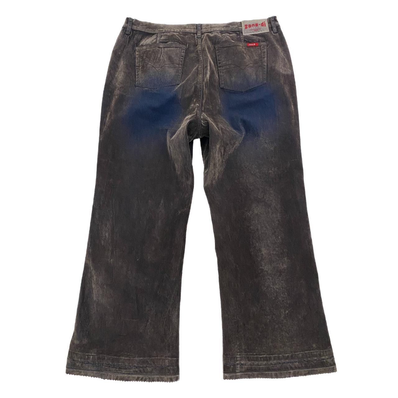 Zana Di Flocked Velvet Jeans (2X)