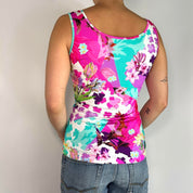 Blumarine Y2K Floral Tank Top (S)