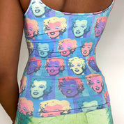 Y2K Euro Pop Art Marilyn Monroe Top (S)