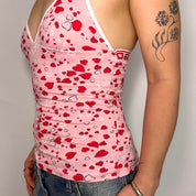 D&G Dolce & Gabbana Pink Hearts Cami (XS/S)