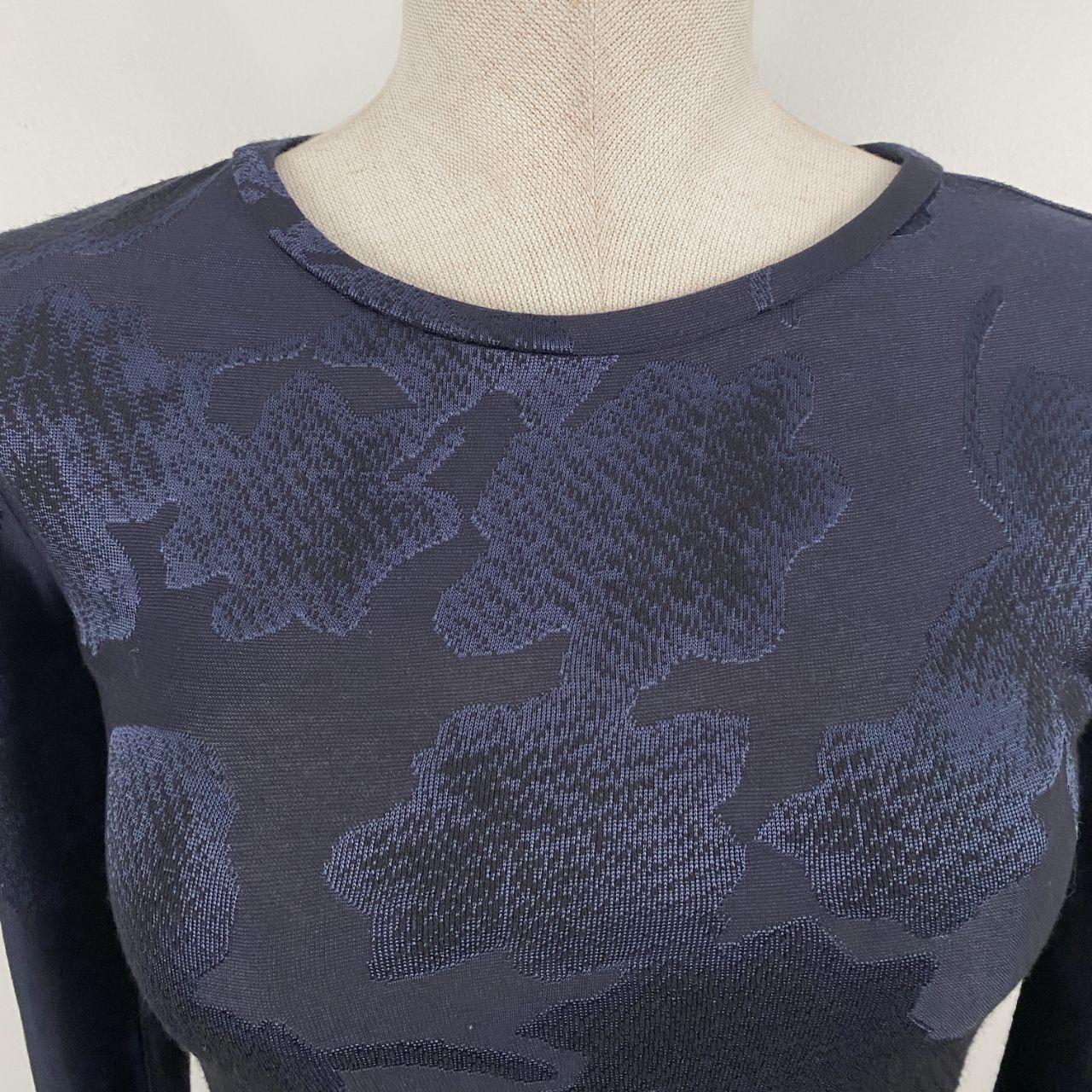 Midnight Floral Mini Dress (XS)