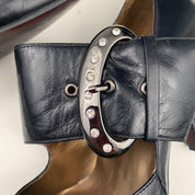 Buckle Rhinestone Heels (9.5)