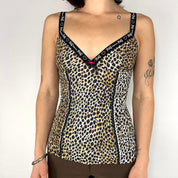 D&G Y2K Cheetah Tank Top (S)