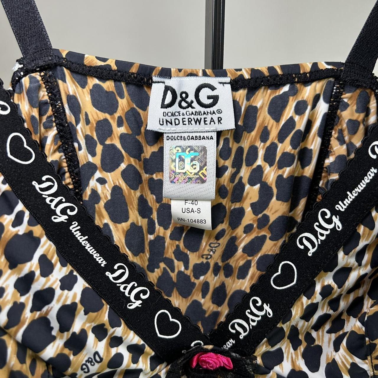 D&G Y2K Cheetah Tank Top (S)
