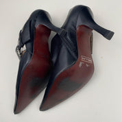 Buckle Rhinestone Heels (9.5)