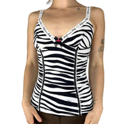 D&G Y2K Zebra Tank Top (S)