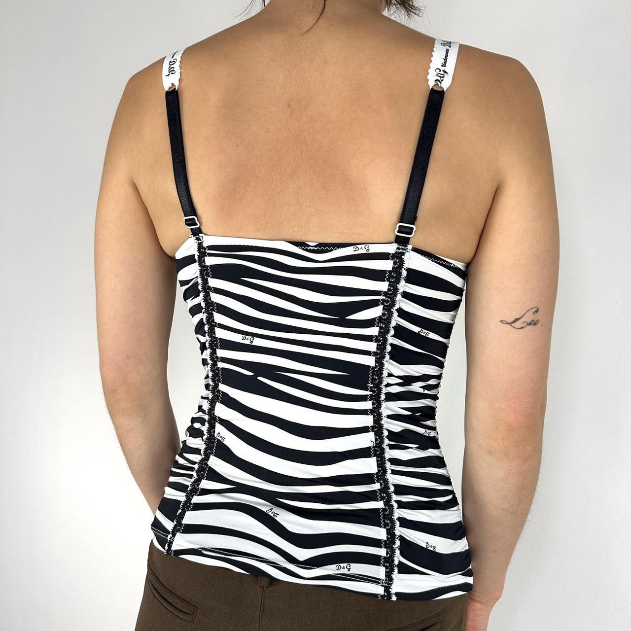 D&G Y2K Zebra Tank Top (S) – Holy Thrift