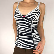 D&G Y2K Zebra Tank Top (S)