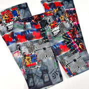 Y2K Euro Graffiti Pants (S)
