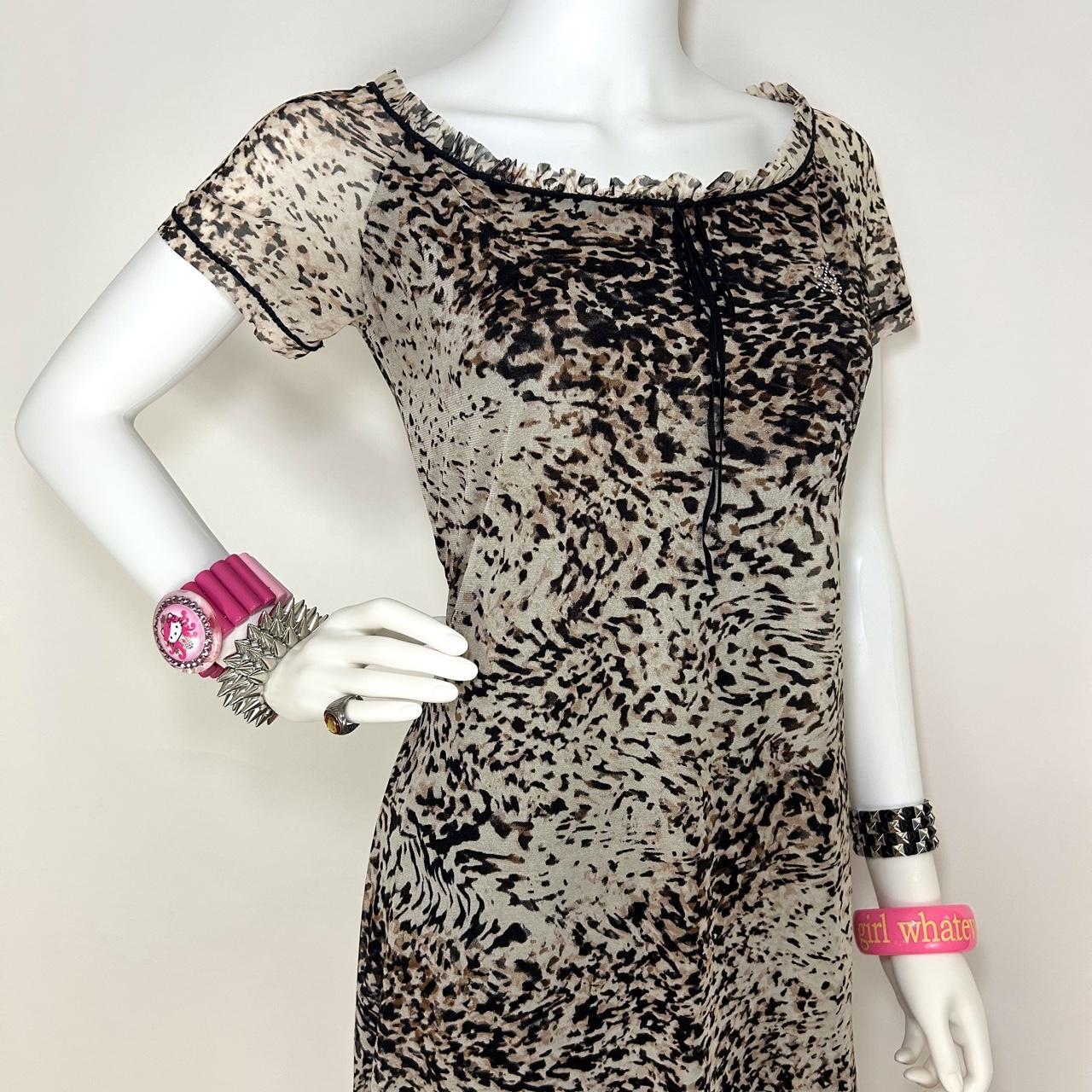 Blumarine Brown Leopard Dress (M)