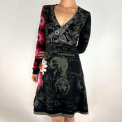 Desigual Asymmetrical Long Sleeve Dress (S/M)