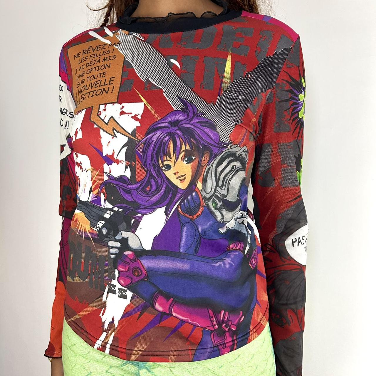 '2026' French Anime Girl Long Sleeve (M)
