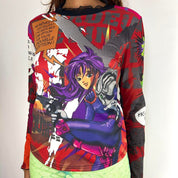 '2026' French Anime Girl Long Sleeve (M)