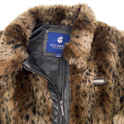 Rocawear Leopard Faux Fur Jacket (2X)