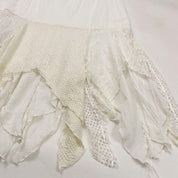 White Floaty Layered Fairy Skirt (L)