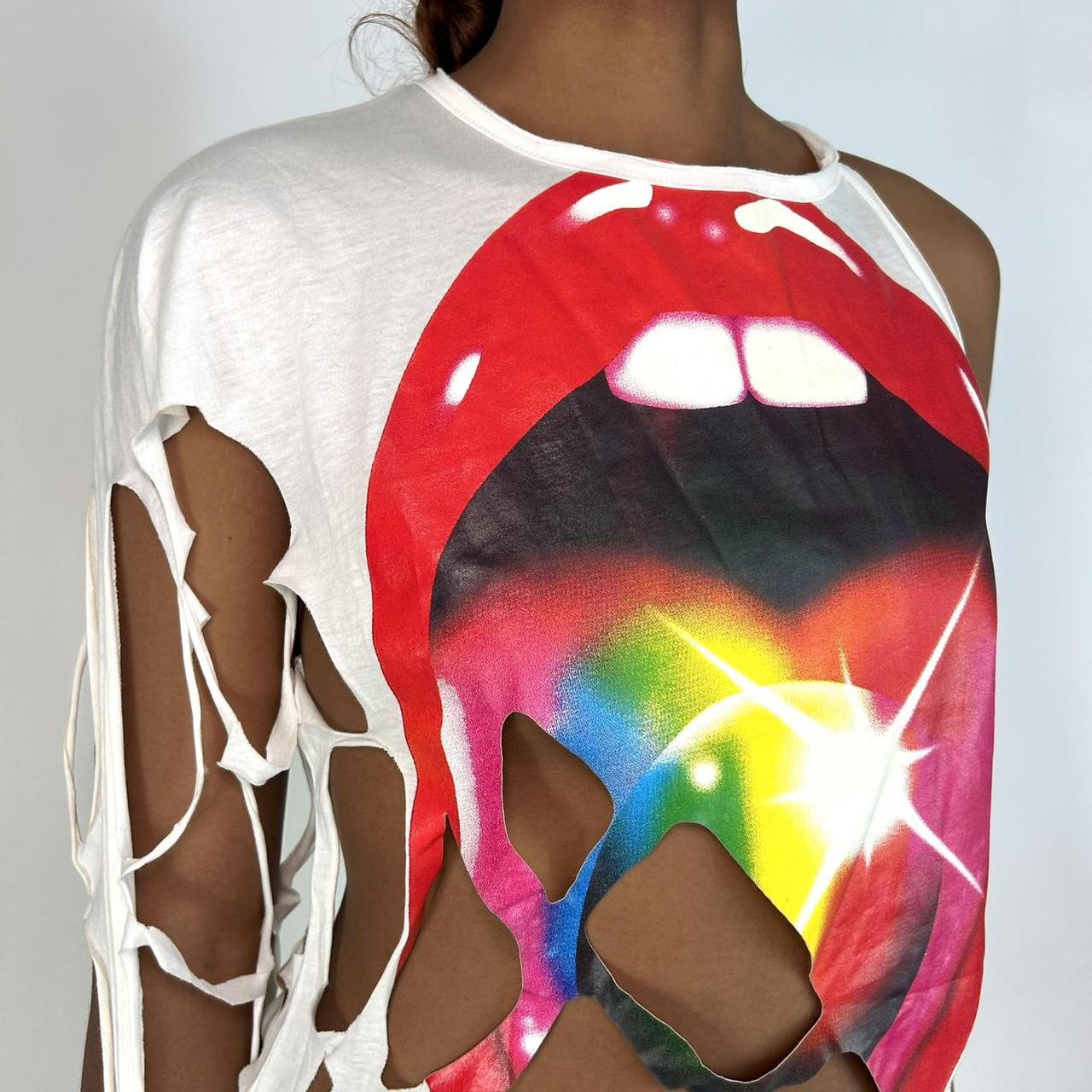 NWT Miss Sixty Y2K Mouth Top (M)