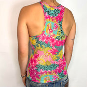 Versace Baroque Tropical Leopard Tank (XS/S)