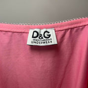 D&G Dolce & Gabbana Y2K Pink Cami (XS)