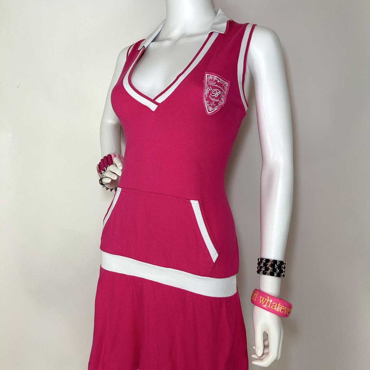 Blumarine Y2K Hot Pink Preppy Dress (M)