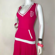 Blumarine Y2K Hot Pink Preppy Dress (M)