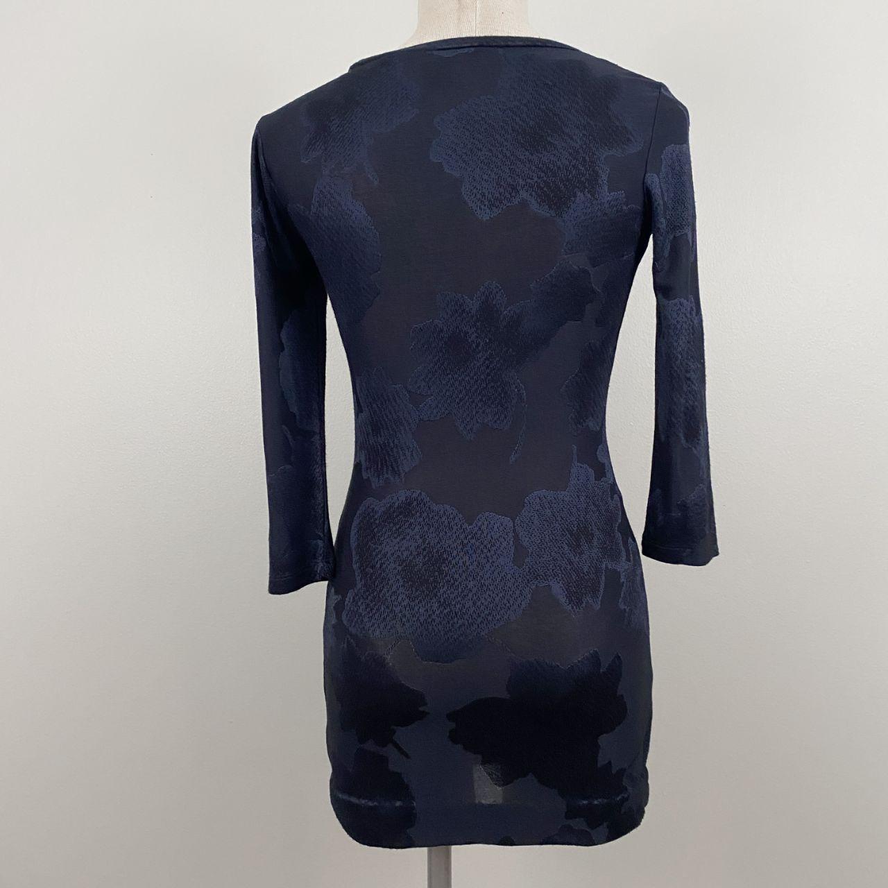 Midnight Floral Mini Dress (XS)