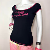Dolce & Gabbana D&G "It's A Girl's World" Top (M)