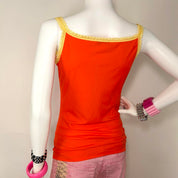 Blumarine Y2K Orange Cami (M)