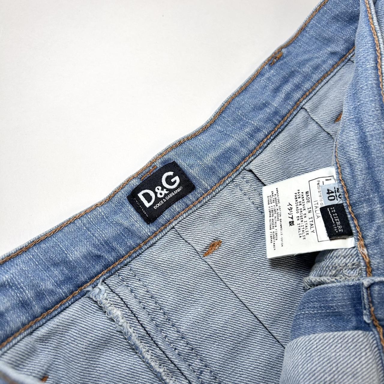 D&G Dolce & Gabbana Y2K "Pin up" Denim Skirt (S)
