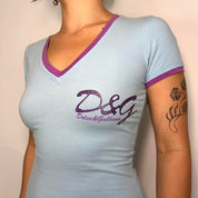 D&G Dolce & Gabbana Blue Top (S/M)