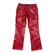 Y2K Snakeskin Pant & Jacket Set (L)