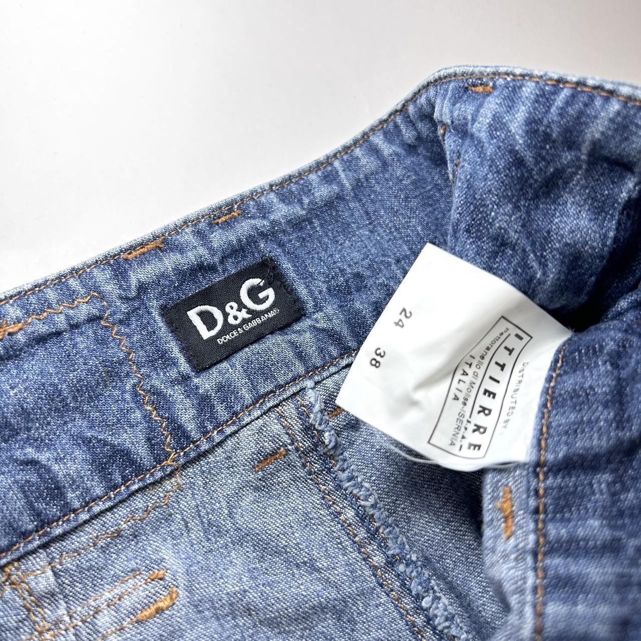 D&G Dolce & Gabbana Y2K Denim Capris (XS)