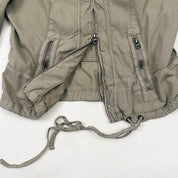 armani exchange double zip jacket (L)