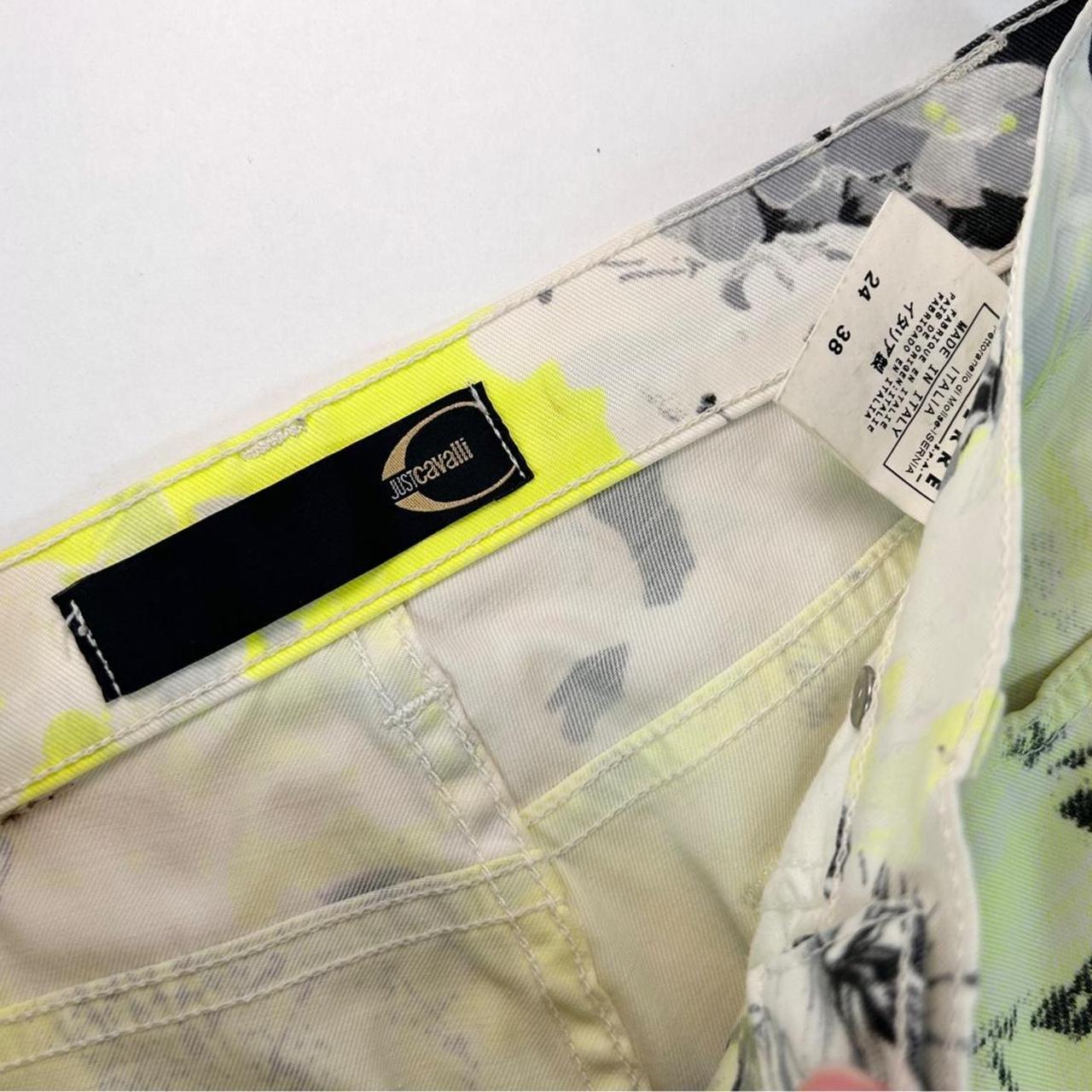 Just Cavalli Neon Floral Jeans (XS)