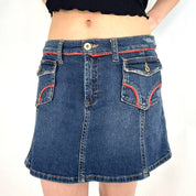D&G Dolce & Gabbana Y2K Denim Mini Skirt (XS/S)