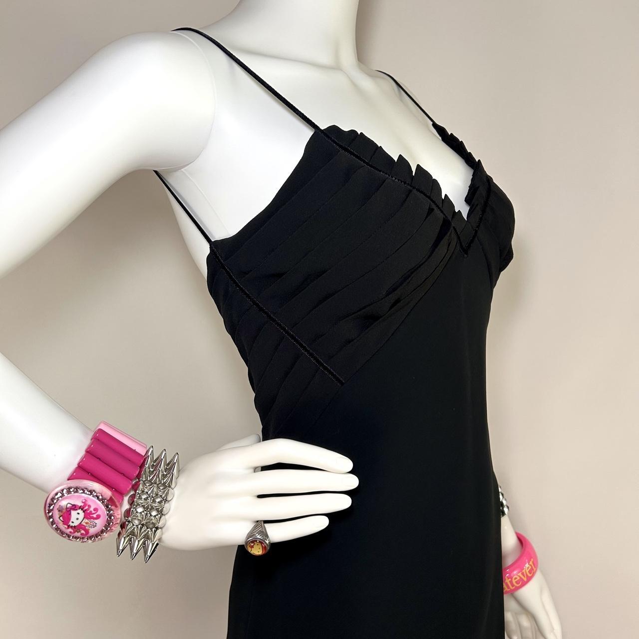 Moschino 100% Silk Black Dress (S)