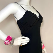Moschino 100% Silk Black Dress (S)
