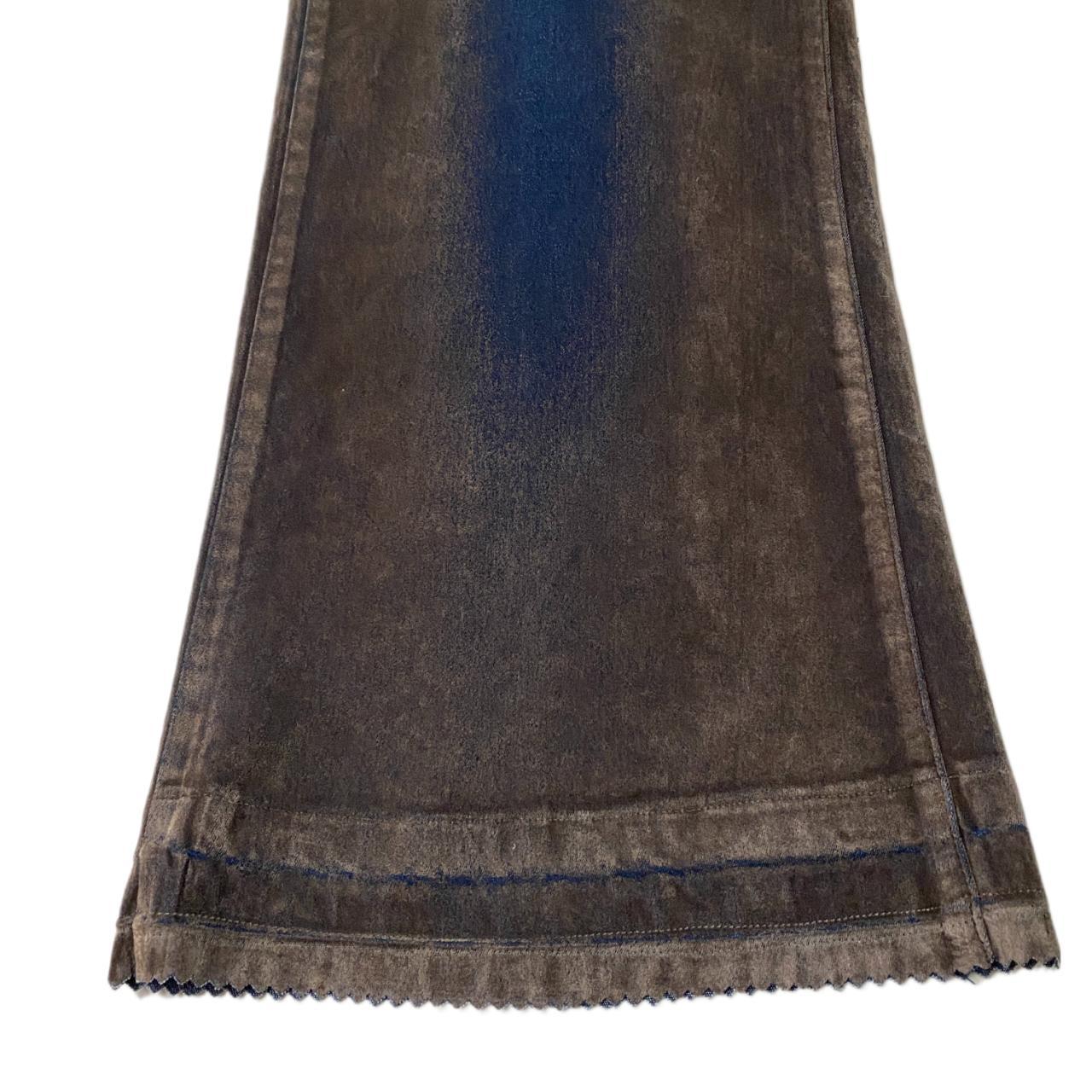 Zana Di Flocked Velvet Jeans (2X)