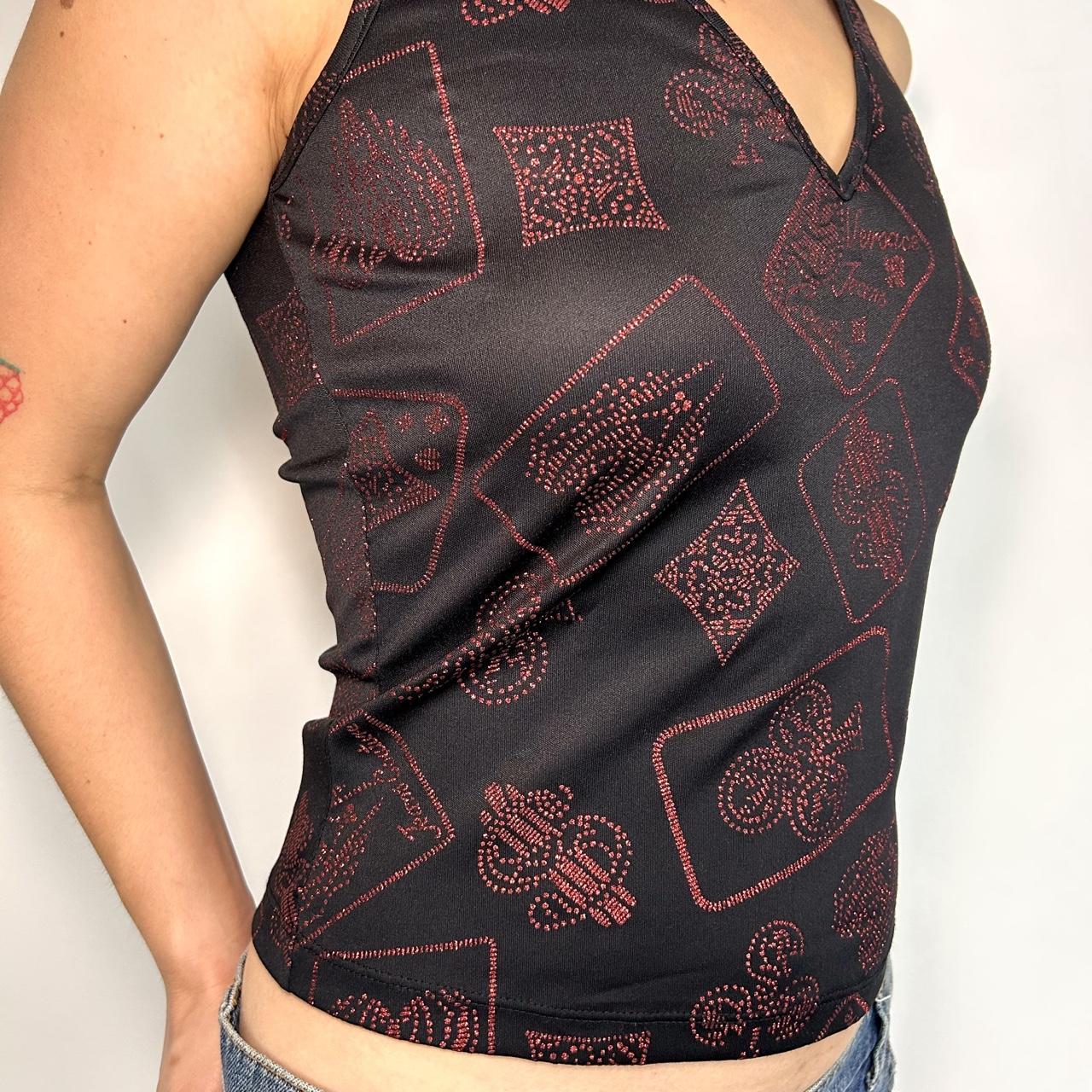 Versace Playing Cards Tank Top (S/M)
