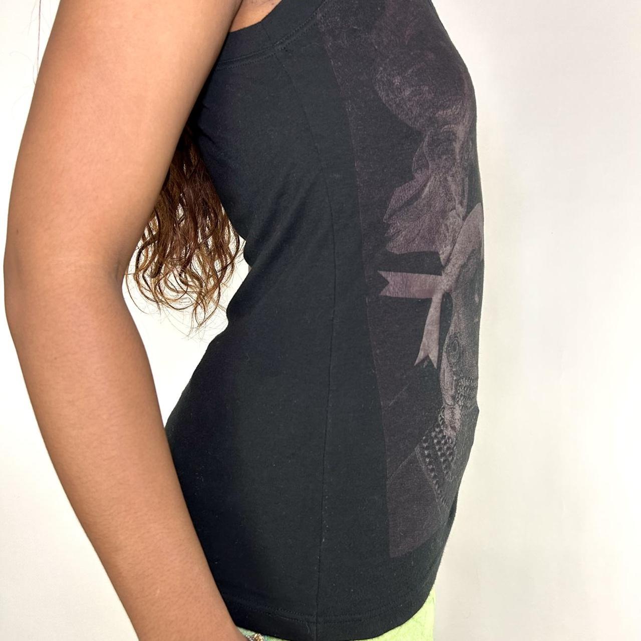 Dior Y2K Black Victorian Tank Top (M)