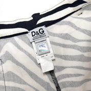 D&G Dolce & Gabbana Y2K Zebra Shorts (M)