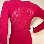 Moschino Jeans Fishnet Long Sleeve (M)